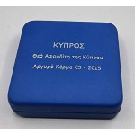 CYPRUS 2015 SILVER PROOF COIN 5 EURO GODDESS APHRODITE WORLD COINS