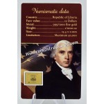 Presidents of the USA James Madison 1/1000 Oz Gold Coin GOLD AND SILVER BULLION