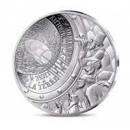 France 2025 Jules Verne from the earth to the moon Proof Silver Coin