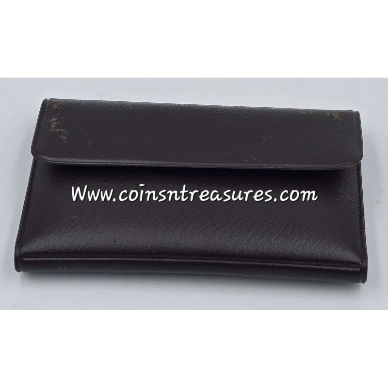 CYPRUS 1957 100 MILS COIN IN ORIGINAL WALLET WORLD COINS