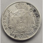 Italy Napoleon Bonaparte Silver 5 Lire coin 1812 M WORLD COINS