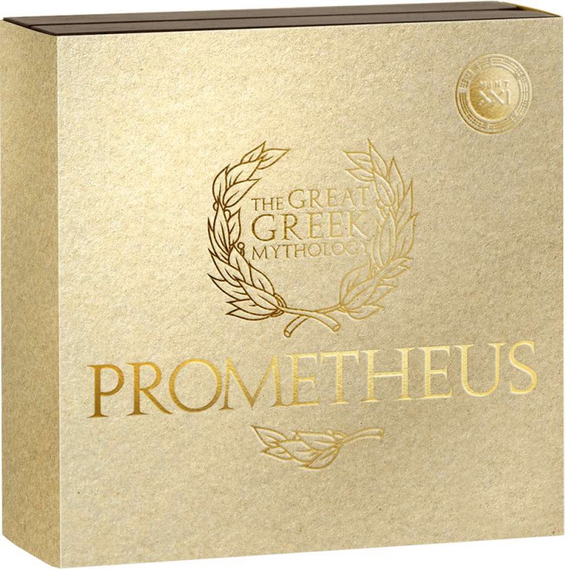 Prometheus Great Greek Mythology 3 Oz Silver Coin Cameroon 2023 GOLD AND SILVER BULLION