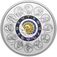 Canada 2024 Signs of the Zodiac Silver Proof 2 oz Coin