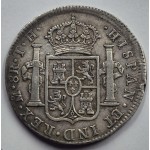 MEXICO 8 REALES SILVER COIN CAROLUS IIII 1805 WORLD COINS