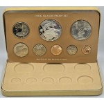 COOK ISLANDS 1978 SILVER PROOF COIN SET IN Box + COA WORLD COINS