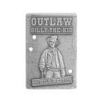 OUTLAW BILLY THE KID Wild West 1 Oz Silver Coin bar Niue 2023 GOLD AND SILVER BULLION