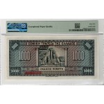 GREECE 1000 DRACHMAI 1926 PMG 65 EPQ BANKNOTE p100b WORLD BANKNOTES