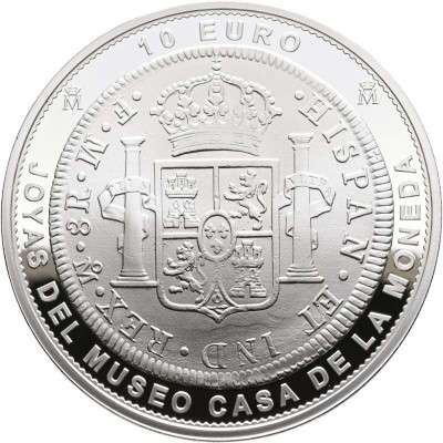 Jewels of Museum 1772 Carlos III México Spain silver Proof coin 2025