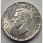 South Africa 5 shilling silver coin KGVI 1949 UNC WORLD COINS