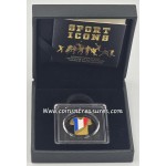 France Golden Football Jersey 1/1000 Oz Gold Coin GOLD AND SILVER BULLION