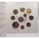 SLOVENIA 2012 COMPLETE YEAR EURO SET IN OFFICIAL COIN BLISTER + 3 EURO WORLD COINS