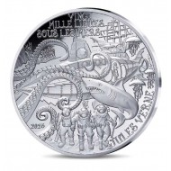 France 2025 Jules Verne 20,000 LEAGUES UNDER THE SEA Proof Silver Coin