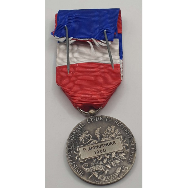 REPUBLIC OF FRANCE 1960 COMMEMORATIVE SILVER MEDAL ANTIQUES & OTHER COLLECTIBLES