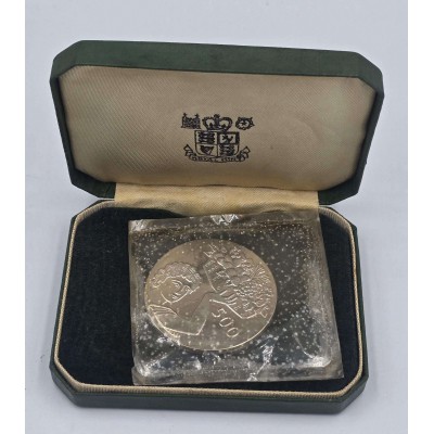 CYPRUS 1970 SILVER PROOF 500 MILS FAO IN BOX RARE