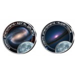 Cook Islands Cosmic phenomena set collection of 7 colored coins WORLD COINS