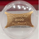 CYPRUS 2000 PROOF 100 POUNDS GOLD TALENT MILLENIUM WORLD COINS