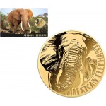 AFRICAN ELEPHANT 1/1000 Oz Gold Coin 3000 Francs Chad 2024 GOLD AND SILVER BULLION