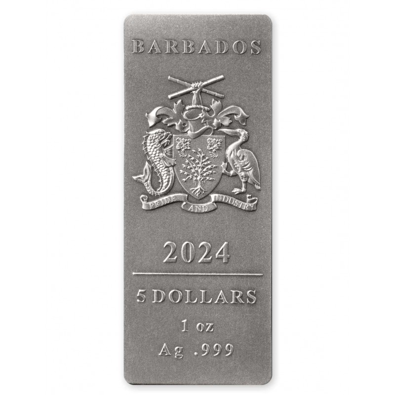 FOUR HORSEMEN OF THE APOCALYPSE Set 4 x 1 Oz Silver Coins Barbados 2024 GOLD AND SILVER BULLION