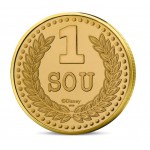 France 2026 Scrooge McDuck Gold plated Lucky Dime coin WORLD COINS