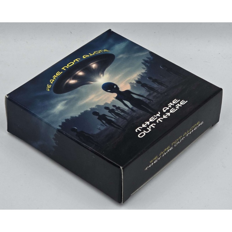 ALIEN We are not Alone 2 Oz Silver Coin Cameroon 2025 GOLD AND SILVER BULLION
