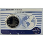 Finland 2025 Diplomacy and Foreign Policy 2 euro UNC coin card WORLD COINS