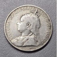 CYPRUS 9 PIASTRE SILVER COIN QUEEN VICTORIA 1901