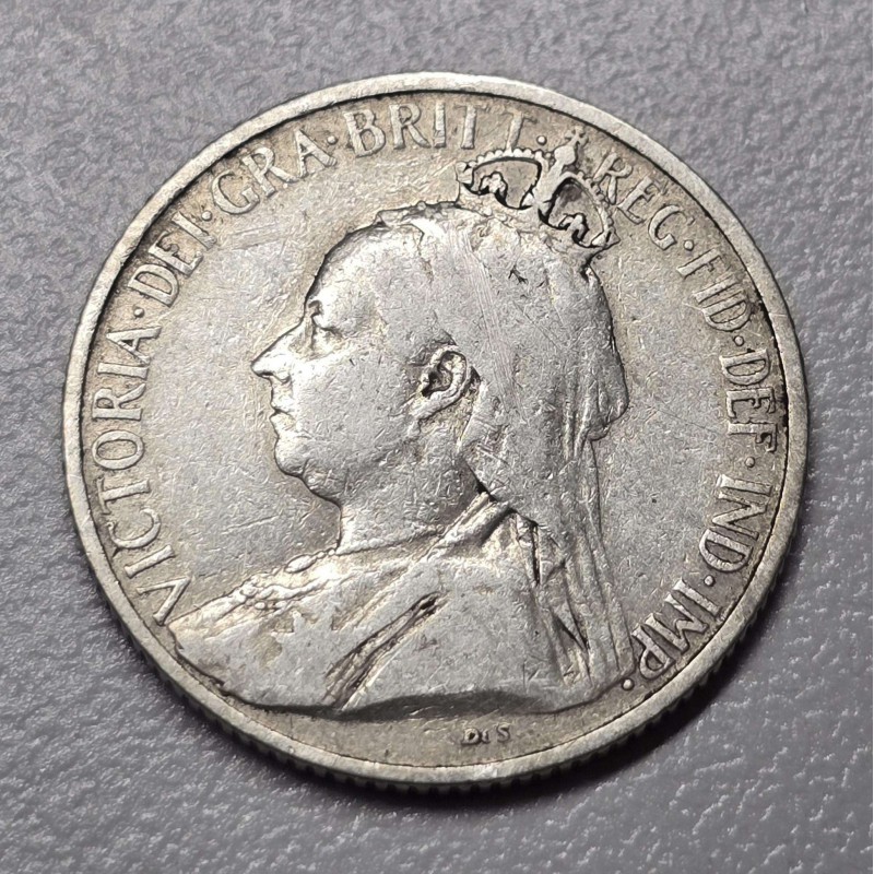 CYPRUS 9 PIASTRE SILVER COIN QUEEN VICTORIA 1901 WORLD COINS