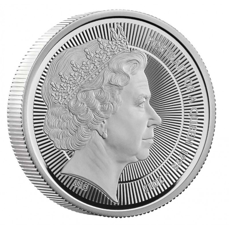 UK 2026 QEII Fourth Effigy Portrait PIEDFORT Silver Proof Coin WORLD COINS