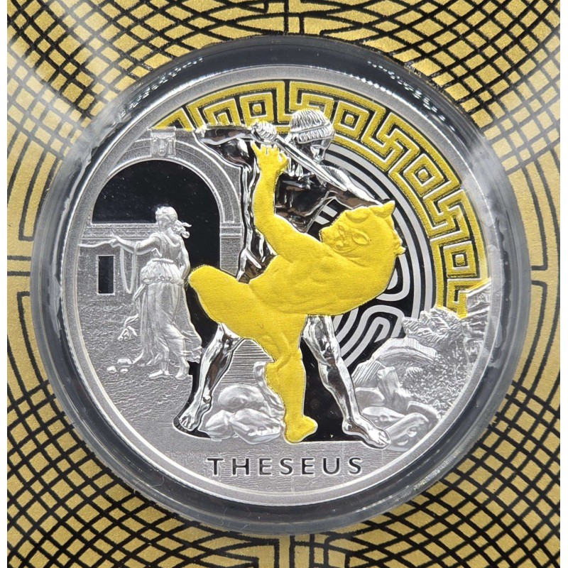 Niue 2024 THESEUS and Minotaur 1oz Silver Proof Coin GOLD AND SILVER BULLION
