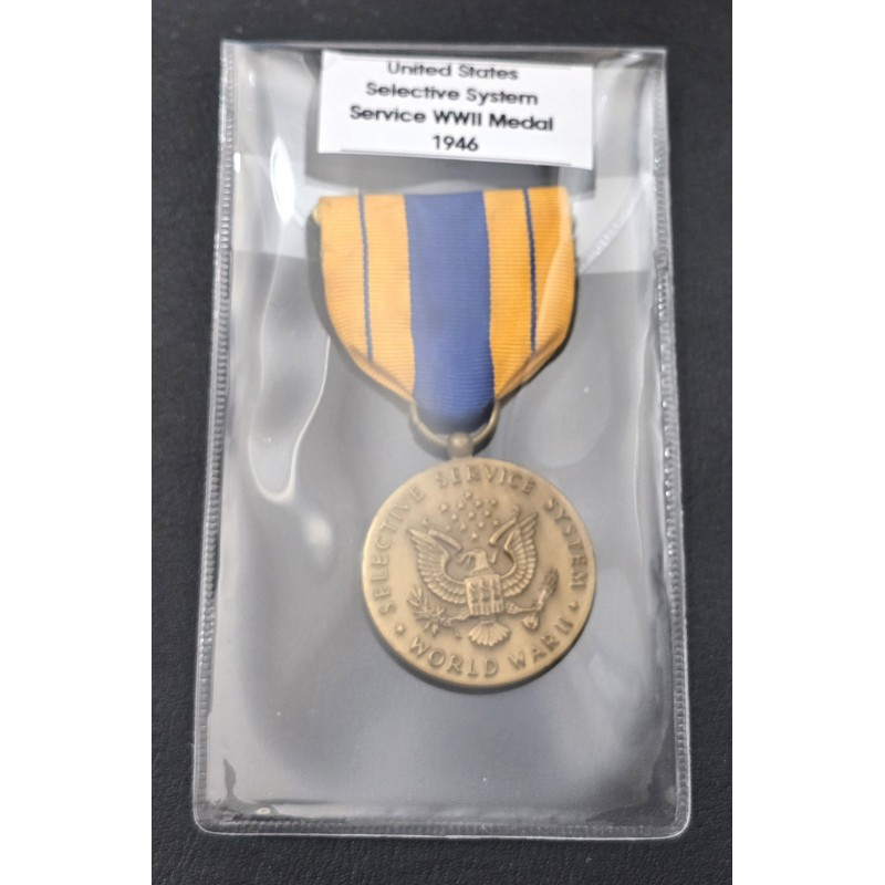 United States Selective System Service WWII Medal 1946 ANTIQUES & OTHER COLLECTIBLES