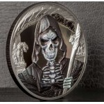 Equatorial Guinea 2018 1000 Francs SILVER PROOF coin 1oz Grim Reaper The Death GOLD AND SILVER BULLION