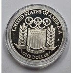 USA 1992 Barcelona Olympics baseball Silver Dollar Coin WORLD COINS