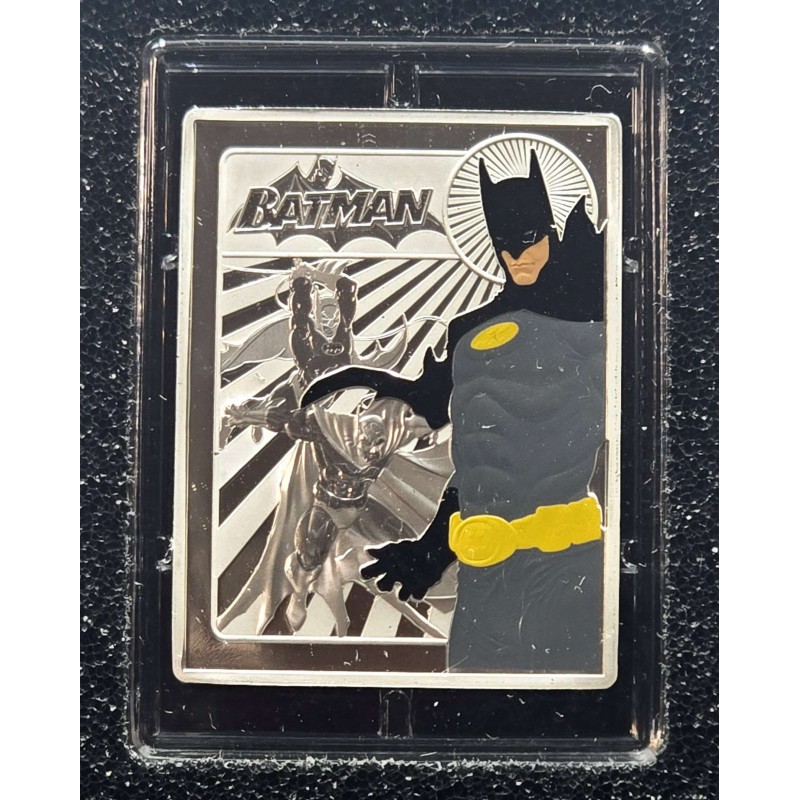 France 2025 DC Comics Batman silver bar Proof coin WORLD COINS