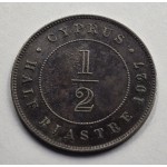 CYPRUS 1/2 PIASTRE COIN 1927 KGV VF-EXF WORLD COINS