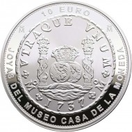 Jewels of Museum - 1737 Felipe V México Spain silver proof 10 Euro coin 2025