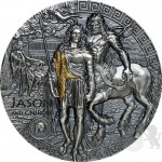 JASON AND CHIRON ARGONAUTS SERIES 2022 2 OZ NIUE ULTRA HIGH RELIEF ANTIQUE FINISH SILVER COIN GOLD AND SILVER BULLION