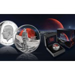 Niue 2024 Mars from Phobos 1 oz Silver Proof Coin GOLD AND SILVER BULLION