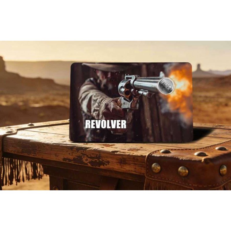 Revolver 2026 Liberia 1/1000 oz Platinum Coin in Card GOLD AND SILVER BULLION