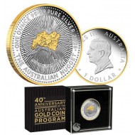Australian Nugget 1 Oz Silver Gilded Proof Coin 2026