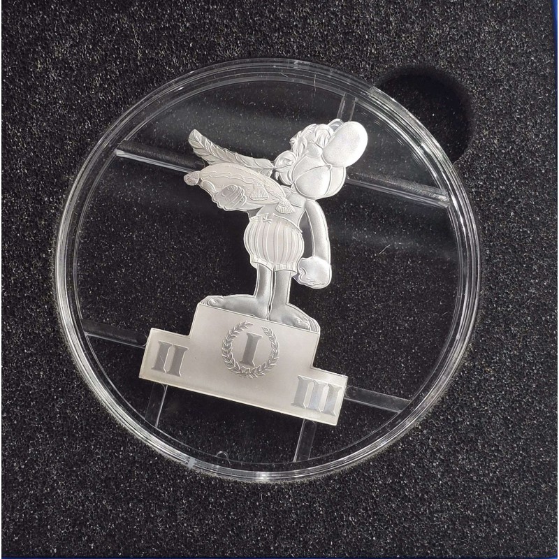 Asterix at the Olympic Games Shaped coin France silver proof 2024 WORLD COINS