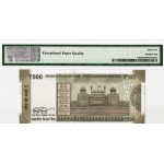 INDIA 500 RUPEES 2018 LETTER L GANDHI PMG 64 EPQ P114l LOW SERIAL NUMBER 6 !!!!! WORLD BANKNOTES