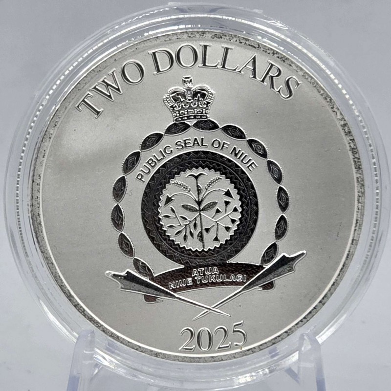 Niue Scrooge McDuck Silver Coin 2025 1 oz .999 GOLD AND SILVER BULLION