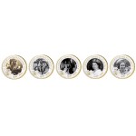 Cook Islands Queen Elizabeth II set collection of 7 colored coins WORLD COINS