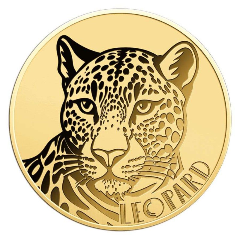 AFRICAN LEOPARD 1/1000 Oz Gold Coin 3000 Francs Chad 2024 GOLD AND SILVER BULLION