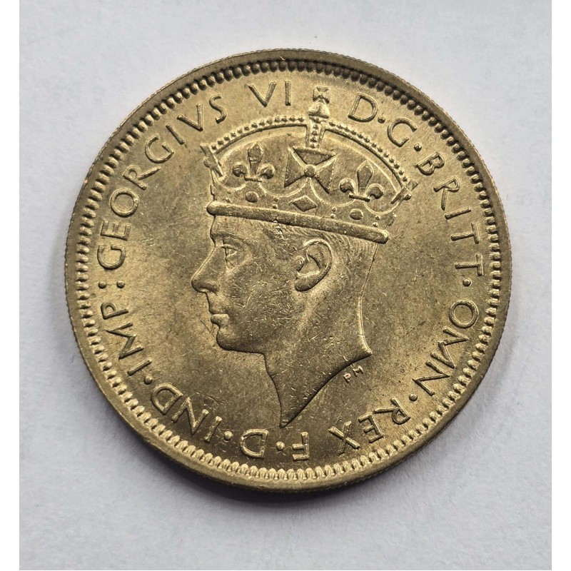 British West Africa 1 Shilling coin 1947 UNC WORLD COINS