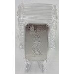Rectangular Coin Capsules 29 x 50mm for 1 oz ROYAL MINT silver bar 10 PIECES GOLD AND SILVER BULLION