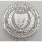 CYPRUS 2018 SILVER PROOF 5 EURO 10 years EURO ANCIENT TALENT WORLD COINS
