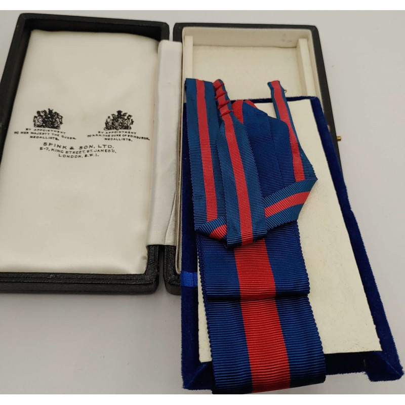 GREAT BRITAIN British Medal: Order of St Michael & St George Companion silver & enamel cased ANTIQUES & OTHER COLLECTIBLES