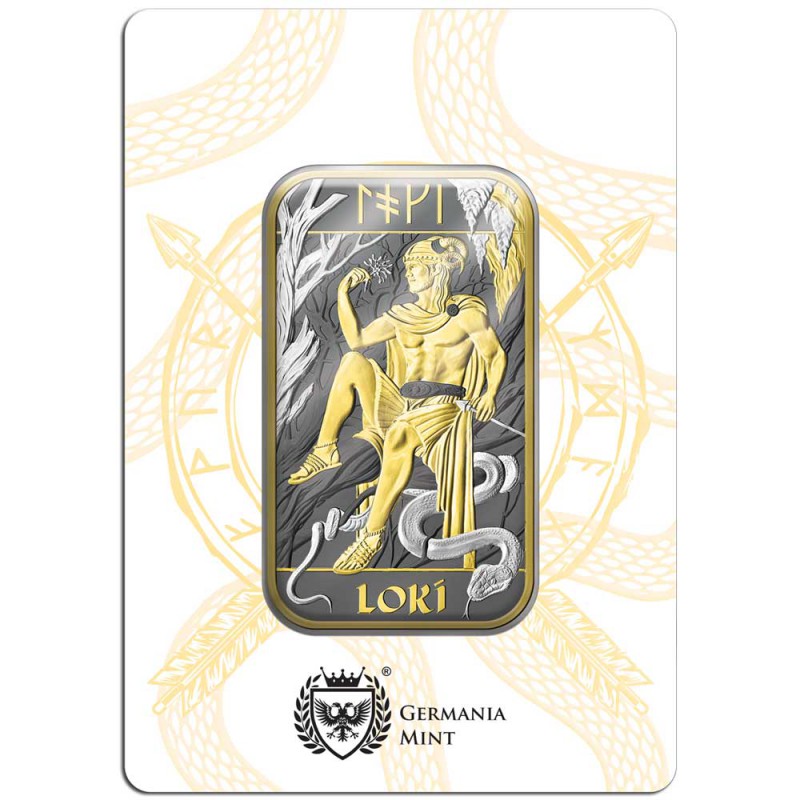 NORSE GODS – ODIN THOR LOKI 3 x 1oz Silver Bars Special Edition GOLD AND SILVER BULLION