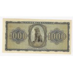 GREECE 1000 Drachmas 1942 P118 BANKNOTE WWII UNC WORLD BANKNOTES